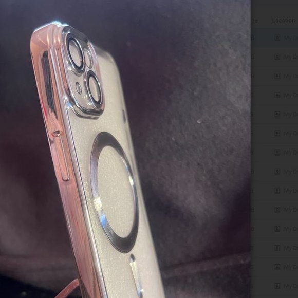 iPhone 15 Case - Luxury | Clear Soft Silicone | Magnetic Wireless Charging - Picture 2 of 5